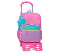 Movom Block Mochila Escolar Rosa 30x38x12 cm Poliéster 13,68L