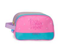 Movom Block Neceser Dos Compartimentos Adaptable Rosa 26x16x10 cm Poliéster