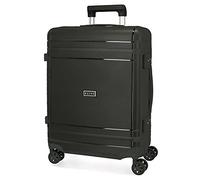 Movom Dimension Maleta de cabina Negro 40x55x20 cms Rígida Polipropileno Cierre TSA 37L 2,66 kgs 4 Ruedas dobles Equipaje de Mano