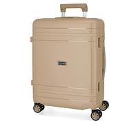 Movom Dimension Maleta de cabina Beige 40x55x20 cms Rígida Polipropileno Cierre TSA 37L 2,66 kgs 4 Ruedas dobles Equipaje de Mano