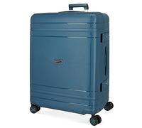 Movom Dimension Maleta grande Azul 54x75x32 cms Rígida Polipropileno Cierre TSA 112L 5,2 kgs 4 Ruedas dobles