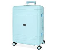 Movom Dimension Maleta mediana Azul 44x66x27 cms Rígida Polipropileno Cierre TSA 67L 3,82 kgs 4 Ruedas dobles