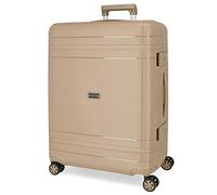 Movom Dimension Maleta mediana Beige 44x66x27 cms Rígida Polipropileno Cierre TSA 67L 3,82 kgs 4 Ruedas dobles