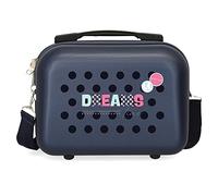 MOVOM Dreams Time, Accesorio De Viaje Neceser Niñas, Azul (Blue), 29x21x15 Cms