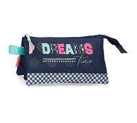 Movom Dreams time Estuche Triple Azul 22x12x5 cms Poliéster
