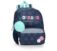 Movom Dreams time Mochila Guardería Azul 23x28x10 cms Poliéster 6,44L