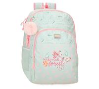MOVOM Enchanted forest Mochila Escolar Adaptable a Carro Verde 33x46x17 cms Poliéster 25,81L