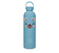 Movom Enjoy Botella de Acero Inoxidable Azul 7x26,5x7 cms Acero Inoxidable