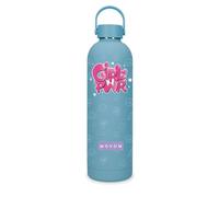 Movom Enjoy Botella de Acero Inoxidable Azul 7x26,5x7 cms Acero Inoxidable