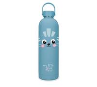Movom Enjoy Botella de Acero Inoxidable Azul 7x26,5x7 cms Acero Inoxidable