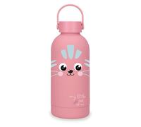 Movom Enjoy Botella de Acero Inoxidable Rosa 6,5x18,5x6,5 cms Acero Inoxidable