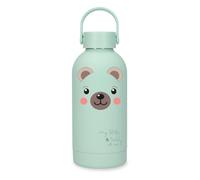 Movom Enjoy Botella de Acero Inoxidable Verde 6,5x18,5x6,5 cms Acero Inoxidable
