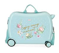 Movom Enjoy Every Moment Maleta Infantil Multicolor 50x39x20 cms Rígida ABS Cierre de combinación lateral 34 1,8 kgs 4 Ruedas Equipaje de Mano