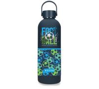 Movom Enjoy GOL Botella de Acero Inoxidable Azul con Capacidad para 500ml y Medidas 7 x 23 cms Acero Inoxidable