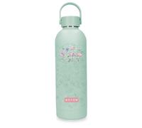 Movom Enjoy My Little Garden Botella de Acero Inoxidable Verde con Capacidad para 500ml y Medidas 7 x 23 cms Acero Inoxidable