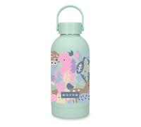 Movom Forest Botella de Acero Inoxidable Verde 6,5x18,5x6,5 cms Acero Inoxidable