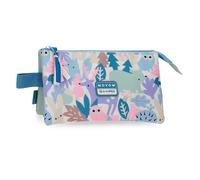 Movom Forest Estuche Triple Verde 22x12x5 cm Poliéster