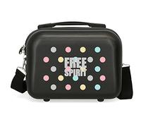 Movom Free Dots Nececer Adaptable Negro 29x21x15 cms ABS