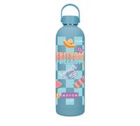 Movom Freedom Botella de Acero Inoxidable Azul 7x26,5x7 cms Acero Inoxidable