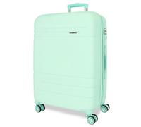Movom Galaxy Maleta Grande Azul 53x78x31 cms Rígida ABS Cierre de combinación Lateral 110L 4,92 kgs 4 Ruedas Dobles