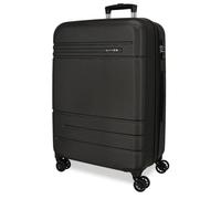 Movom Galaxy Maleta Grande Negro 53x78x31 cms Rígida ABS Cierre de combinación Lateral 110L 4,92 kgs 4 Ruedas Dobles