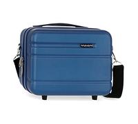 MOVOM Galaxy Neceser Adaptable con Bandolera, Accesorio de Viaje, Rígido ABS, Color Azul, 29 x 21 x 15 cm, 9.14 L