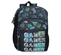Movom Game Over Mochila Escolar Negro 30x40x13 cms Poliéster