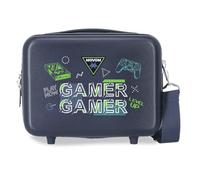 Movom Game Over Nececer Adaptable Azul 29x21x15 cms Rígido ABS 9,14L 0,8 kgs