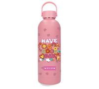 Movom Good Day Botella de Acero Inoxidable Rosa 7,4x23,5x7,4 cms Acero Inoxidable
