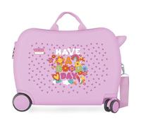 Movom Good Day Maleta Infantil Lila 50x38x20 cm Rígida ABS Cierre de combinación Lateral 34L 2,1kg 4 Ruedas