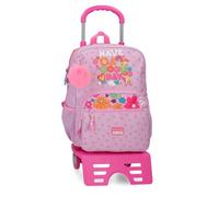 Movom Good Day Mochila Escolar con Carro Malva 30x38x12 cm Poliéster 13,7L