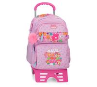 Movom Good Day Mochila Escolar Doble Compartimento Malva 32x45x19 cm Poliéster 27,4L