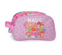 Movom Good Day Neceser Dos Compartimentos Adaptable Malva 26x16x10 cm Poliéster