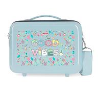 Movom Good Vibes Neceser Adaptable con Bandolera Azul 29x21x15 cms Rígido ABS 9,14L