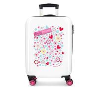 Movom Happy Time Maleta de cabina Multicolor 37x55x20 cms Rígida ABS Cierre combinación 32L 2,5Kgs 4 ruedas dobles Equipaje de Mano