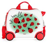 Movom Happy Time Maleta Infantil Multicolor 41x34x20 cms Rígida ABS Cierre combinación 25L 2Kgs 4 Ruedas Equipaje de Mano