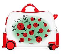 Movom Happy Time Maleta Infantil Multicolor 50x38x20 cms Rígida ABS Cierre combinación 34L 2,1Kgs 4 Ruedas Equipaje de Mano