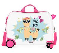 Movom Happy Time Maleta Infantil Multicolor 50x38x20 cms Rígida ABS Cierre combinación 34L 2,1Kgs 4 Ruedas Equipaje de Mano