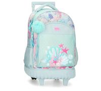 Movom I Love Sea Life Mochila Compact 2 Ruedas Azul 32x43x21 cms Poliéster 28,9L