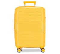 Movom Inari Maleta de cabina Rígida, Amarillo, 4 Ruedas dobles