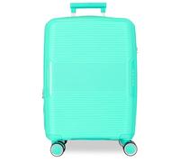 Movom Inari Maleta de cabina Rígida, Azul, 4 Ruedas dobles