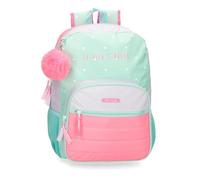MOVOM La vita è Bella Mochila Escolar Adaptable a Carro Verde 30x38x12 cms Poliéster 13,68L