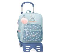 Movom Live Your Dreams Mochila Escolar con Carro Verde 30x38x12 cms Poliéster 13,68L