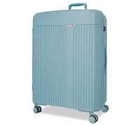 MOVOM Maleta mediana 49x68x27 cm rígida de polipropileno 72 L extensible Cierre TSA 3,86 kg Azul