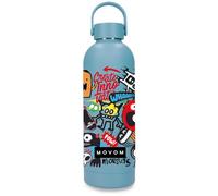 Movom Monsters Botella de Acero Inoxidable Azul 7,4x23,5x7,4 cms Acero Inoxidable