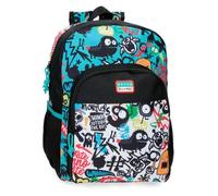 Movom Monsters Mochila Escolar Negro 30x40x13 cm Poliéster 15,6L