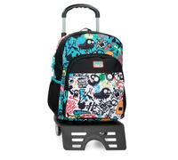 Movom Monsters Mochila Escolar Negro 30x40x13 cm Poliéster 15,6L