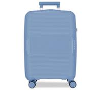 Movom Movom Inari Maleta de Cabina Azul Claro 39x55x20 cm Rígida Polipropileno Cierre TSA Integrado 37L 2,6kg 4 Ruedas Dobles Extensible Equipaje de Mano