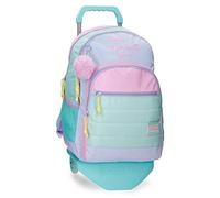 Movom My Favourite place Mochila Escolar con Carro Multicolor 33x46x17 cms Poliéster 25,81L