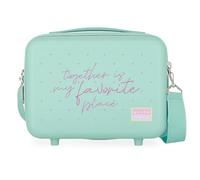 Movom My Favourite place Neceser Adaptable con Bandolera Azul 29x21x15 cms Rígido ABS 9,14L 0,6 kgs